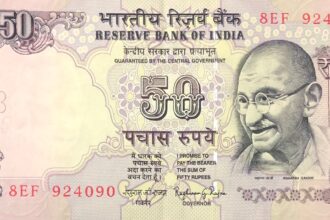 50 rupee note