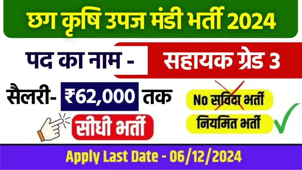 CG Assistant Grade 3 Recruitment 2024