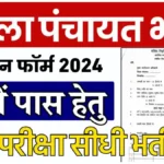 CG Zila Panchayat Bharti 2024