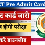 CTET Pre Admit Card